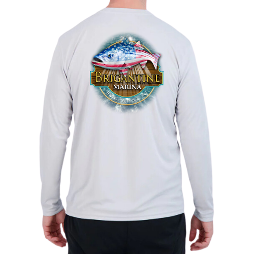 Brigantine Marina - Striper Sun Shirt